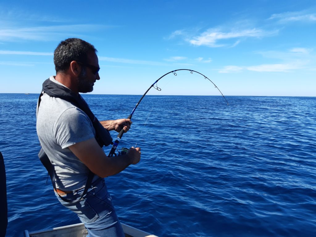 Combat avec un thon rouge sur chasse au large de La Rochelle