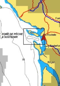 Christophe Lhamas Lalule - Moniteur Guide de pêche La Rochelle - Zone de pêche à soutenir